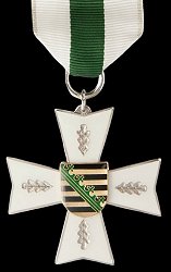 Rescue Service Decoration on Ribbon Silver, Obverse