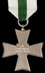 Rescue Service Decoration on Ribbon Silver, Reverse