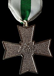 Rescue Service Decoration on Ribbon Silver, Reverse