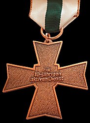 Rescue Service Decoration on Ribbon Bronze, Reverse
