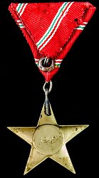 Medal of Merit in Gold, Reverse