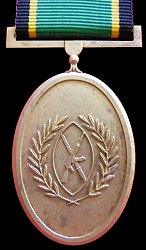 Gold Service Medal, Obverse