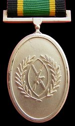 Silver Service Medal, Obverse
