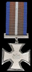 VDF Gallantry Cross in Silver, Reverse