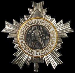 Order of the People's Army with Silver Star, Obverse